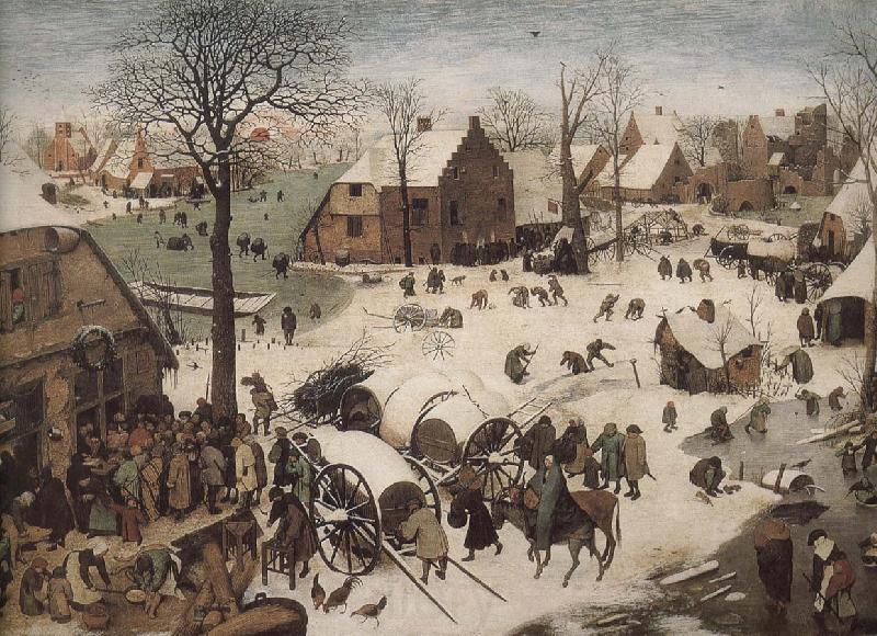 Pieter Bruegel Household surveys of Bethlehem Germany oil painting art